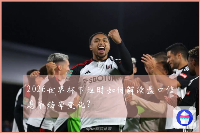 2026世界杯下注时如何解读盘口信息和赔率变化？